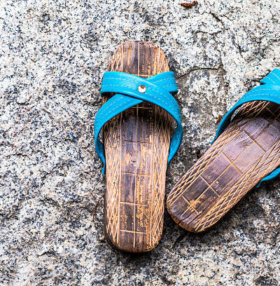 leather sandals